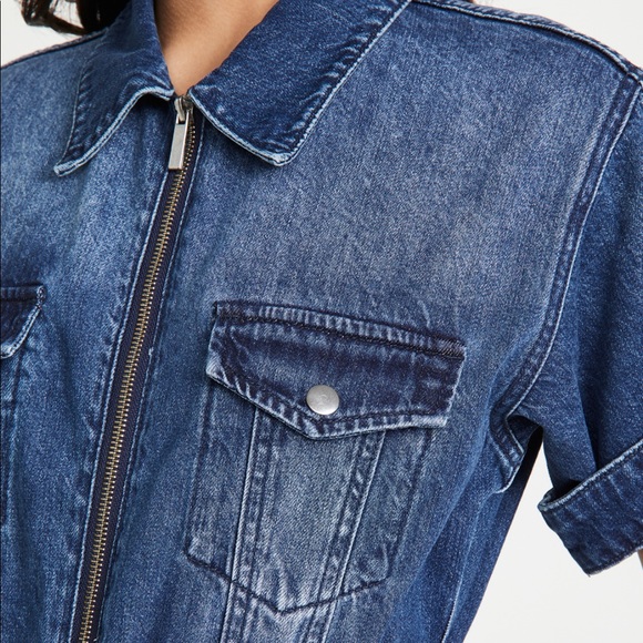 WeWoreWhat Denim Flight Suit - Picture 3 of 6